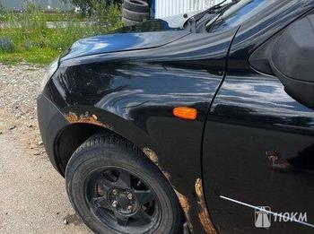 ВАЗ (Lada), Granta, 1600, 82, бензин, седан, механика, передний привод, среднее состояние, левый, черный, 250 000 ₽