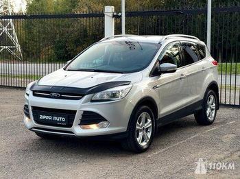 Ford, Kuga, 1600, 150, бензин, внедорожник, автомат, полный привод, среднее состояние, левый, серебряный, 1 499 000 ₽