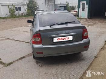 ВАЗ (Lada), Priora, 1600, 87, бензин, хэтчбек, механика, передний привод, среднее состояние, левый, серый, 230 000 ₽