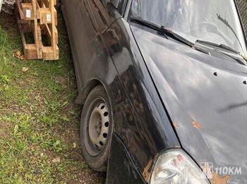 ВАЗ (Lada), Priora, 1600, 98, бензин, седан, механика, передний привод, среднее состояние, левый, черный, 210 000 ₽