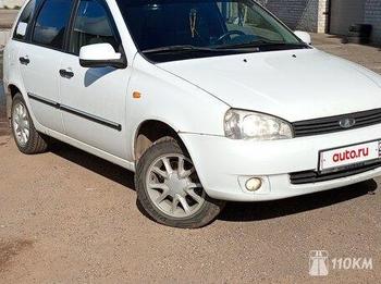 ВАЗ (Lada), Kalina, 1600, 84, бензин, универсал, механика, передний привод, среднее состояние, левый, белый, 320 000 ₽