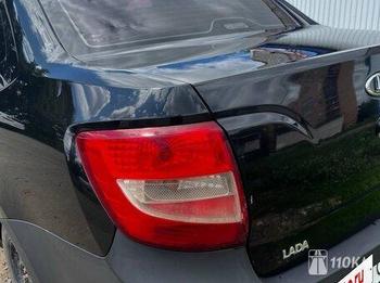 ВАЗ (Lada), Granta, 1600, 82, бензин, седан, механика, передний привод, среднее состояние, левый, черный, 250 000 ₽