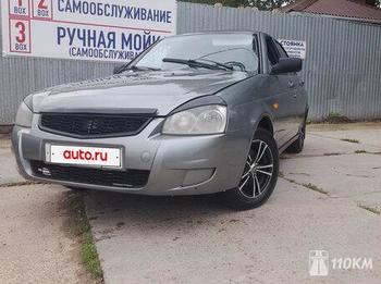 ВАЗ (Lada), Priora, 1600, 87, бензин, хэтчбек, механика, передний привод, среднее состояние, левый, серый, 230 000 ₽