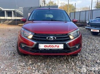 ВАЗ (Lada), Granta, 1600, 98, бензин, хэтчбек, автомат, передний привод, среднее состояние, левый, красный, 720 000 ₽