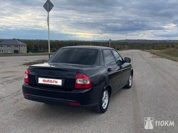 ВАЗ (Lada), Priora, 1600, 98, бензин, седан, механика, передний привод, среднее состояние, левый, черный, 300 000 ₽