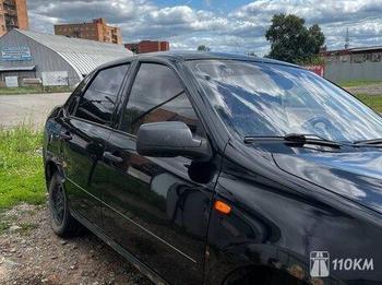 ВАЗ (Lada), Granta, 1600, 82, бензин, седан, механика, передний привод, среднее состояние, левый, черный, 250 000 ₽