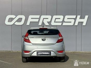 Hyundai, Solaris, 1400, 123, бензин, хэтчбек, механика, передний привод, среднее состояние, левый, серебряный, 725 000 ₽