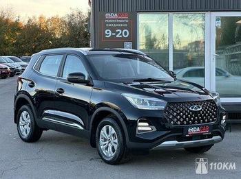 Chery, Tiggo 4 Pro, 1500, 122, бензин, внедорожник, вариатор, передний привод, среднее состояние, левый, черный, 1 579 000 ₽