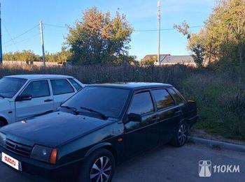 ВАЗ (Lada), 21099, 1500, 78, бензин, седан, механика, передний привод, среднее состояние, левый, зеленый, 230 000 ₽