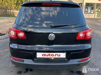 Volkswagen, Tiguan, 1400, 122, бензин, внедорожник, механика, передний привод, среднее состояние, левый, черный, 1 000 000 ₽