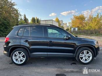 Volkswagen, Tiguan, 1400, 122, бензин, внедорожник, механика, передний привод, среднее состояние, левый, черный, 1 000 000 ₽