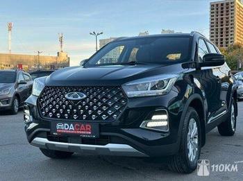 Chery, Tiggo 4 Pro, 1500, 122, бензин, внедорожник, вариатор, передний привод, среднее состояние, левый, черный, 1 579 000 ₽