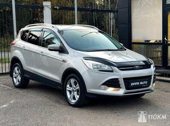 Ford, Kuga, 1600, 150, бензин, внедорожник, автомат, полный привод, среднее состояние, левый, серебряный, 1 499 000 ₽