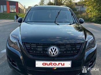 Volkswagen, Tiguan, 1400, 122, бензин, внедорожник, механика, передний привод, среднее состояние, левый, черный, 1 000 000 ₽