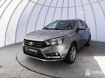ВАЗ (Lada), Vesta, 1600, 122, бензин, универсал, механика, передний привод, среднее состояние, левый, серый, 870 000 ₽